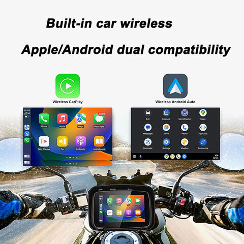  Écran portable pour moto sans fil Apple Carplay