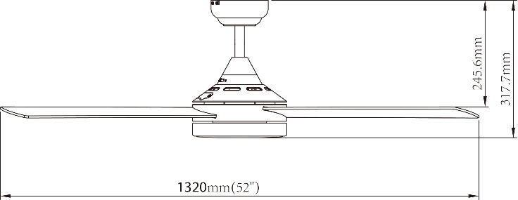 Buy Wholesale China Ceiling Fan Remote Control 52