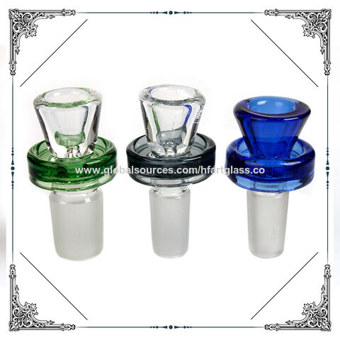 14mm Bowl Glass Bong Diamond Style Thick Pyrex Glass Bowls With