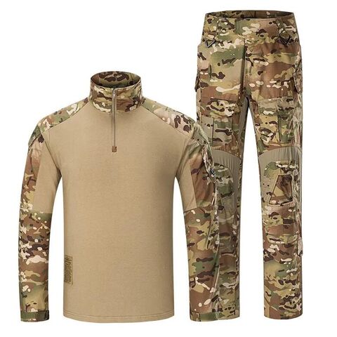 Military Uniform Camouflage Suit Training Suit Long-sleeved Pants