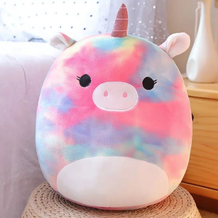 Mislaxy Licorne en Peluche Arc-en-Ciel Multicolore Ange Licorne Pégase  Kawaii Oreiller Licorne Doux Cadeau Anniversaire Noël, 23CM (Blanc) :  : Jeux et Jouets