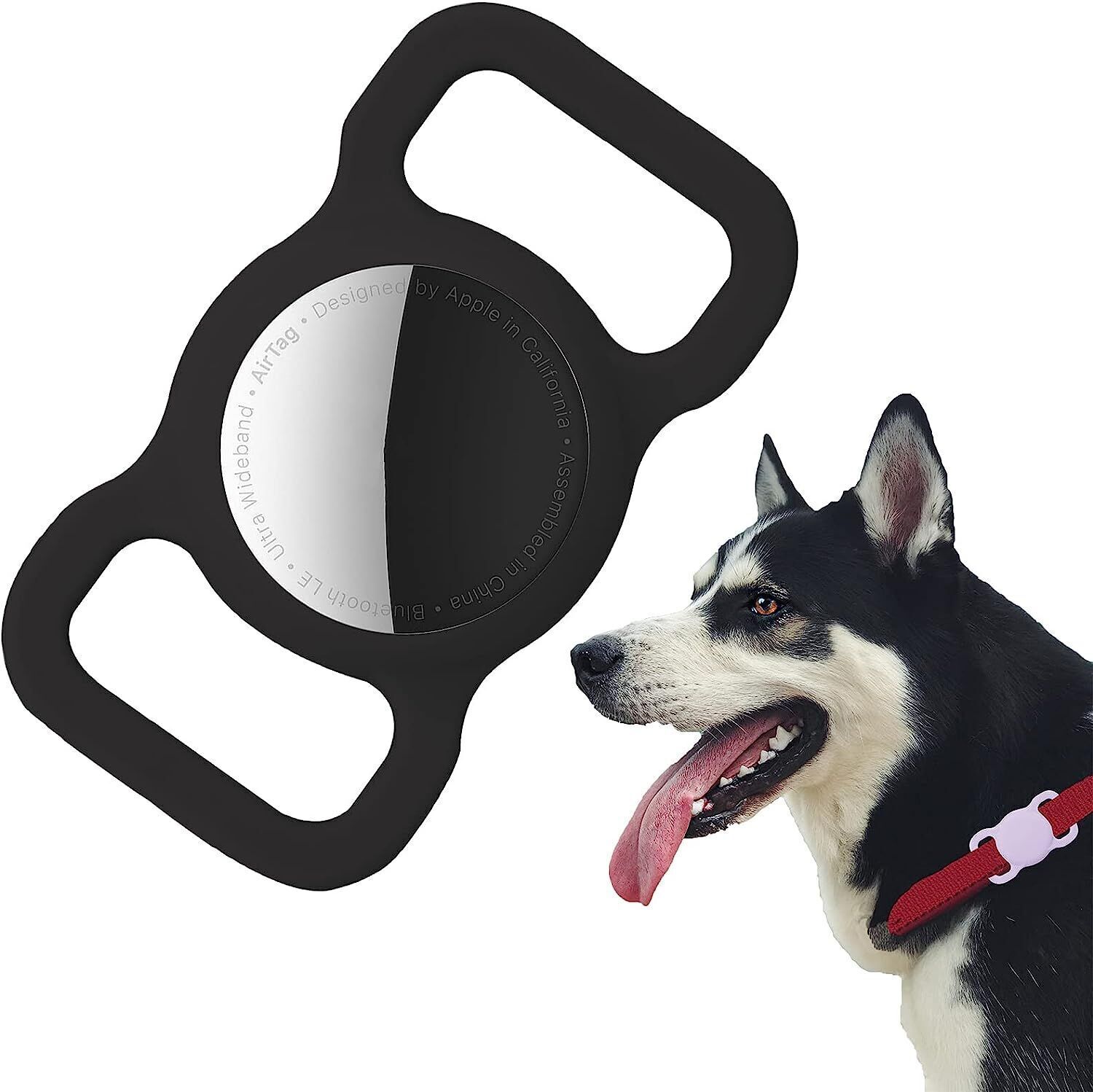 Support de suivi pour collier de chien AirTag, étui Slilcon étanche pour Air  Tag 2021, accessoires AirTag anti-rayures 