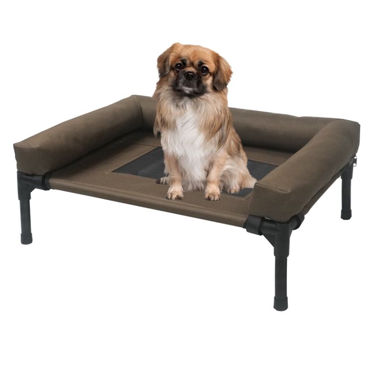 Buy Wholesale China Bolster Dog Elevated Cot Bed Durable Pet Oxford Raised Dog Bed Cot With