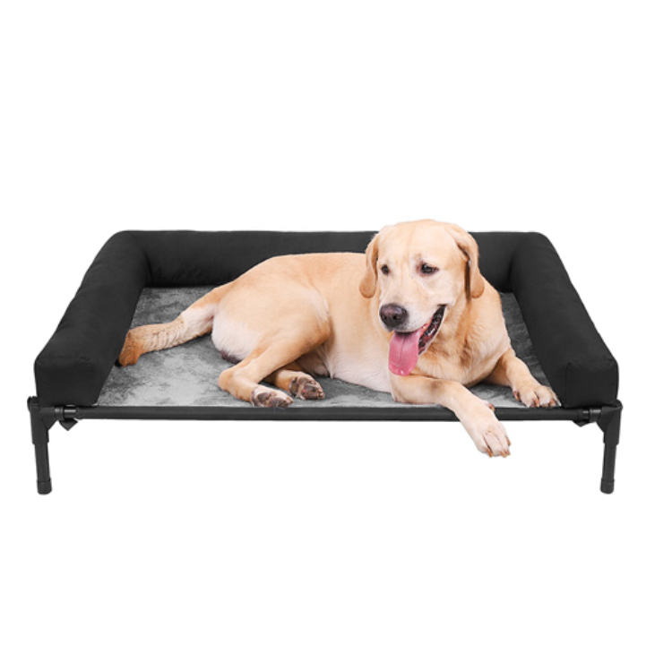 Buy Wholesale China Bolster Dog Elevated Cot Bed Durable Pet Oxford Raised Dog Bed Cot With