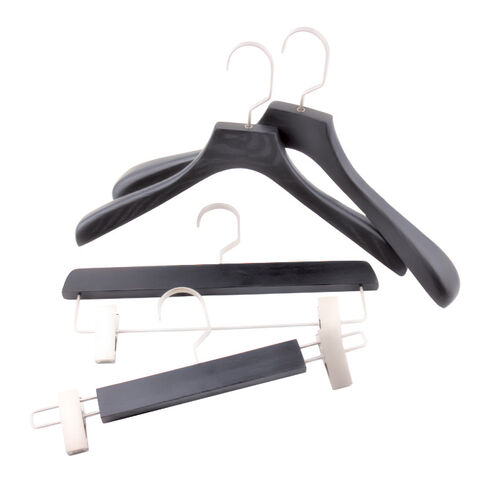 Green Velvet Gold Hooks Plastic Hangers for Suits and Dress Pants with Bar  - China Hanger and Plastic Hanger price