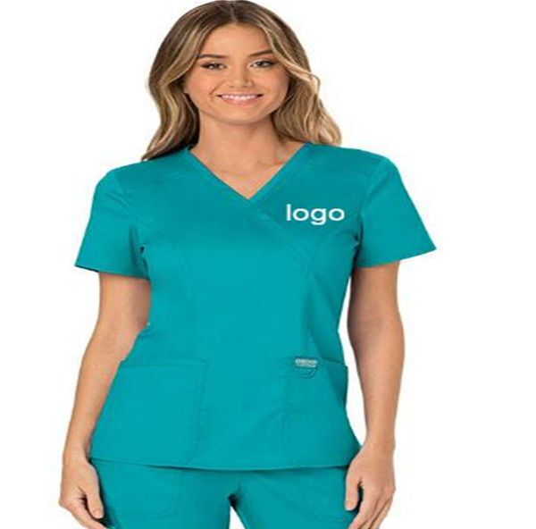 Buy Wholesale China Custom Clinic Short Sleeve Tops+pants Organic