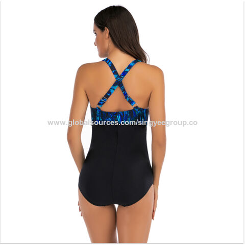 Swimsuit European And American One-piece Swimsuit Female Print