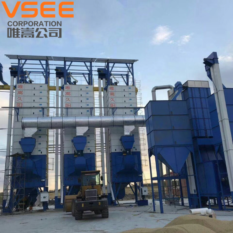 Vsee 20 Ton Paddy Dryer Grain Process Machine Mechanical Lpg Furnace