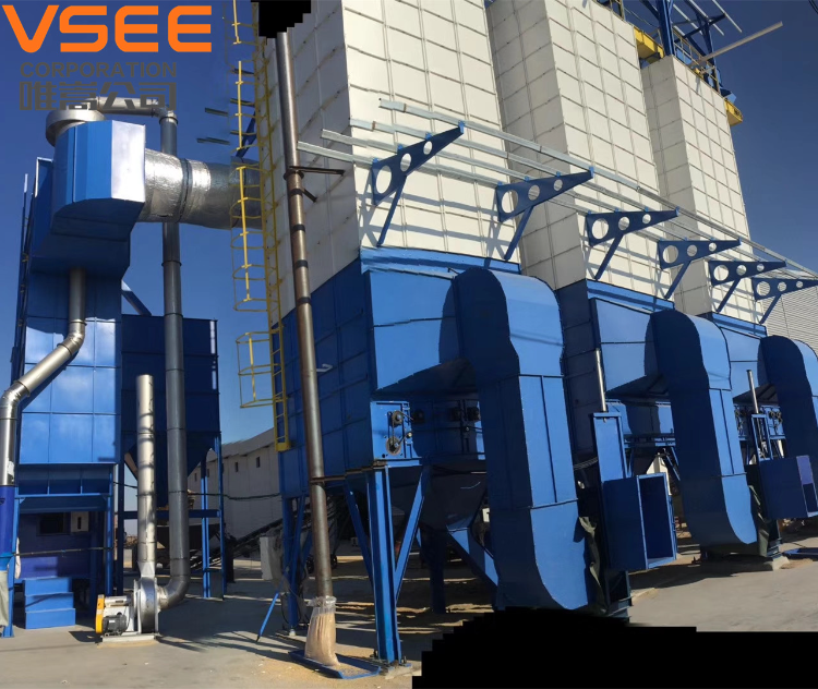 Vsee 20 Ton Paddy Dryer Grain Process Machine Mechanical Lpg Furnace