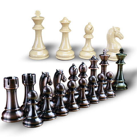  2 Sets Chess Pieces Chess Pawns Tournament Chess Set for Chess  Board Game, Pieces Only and No Board, White and Black : Toys & Games