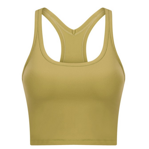  Womens Plain Tank Tops Zip Up Workout Crop Top Yoga