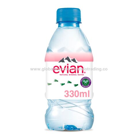 evian Natural Spring Water 330 mL/11.2 Fl Oz (Pack of 24) Mini