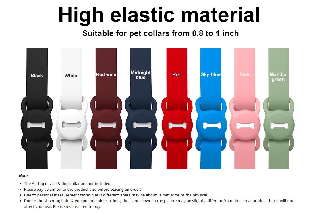 Buy Wholesale China Best Wholesale Airtag Dog Collar Holder,silicone ...