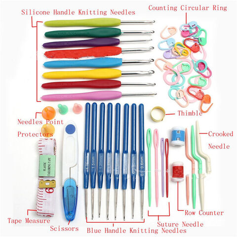 Buy Wholesale China Knitting Tools Sweater Needle Tpr Soft Handle Aluminum  Crochet Hooks & Aluminum Crochet Hooks at USD 1.5