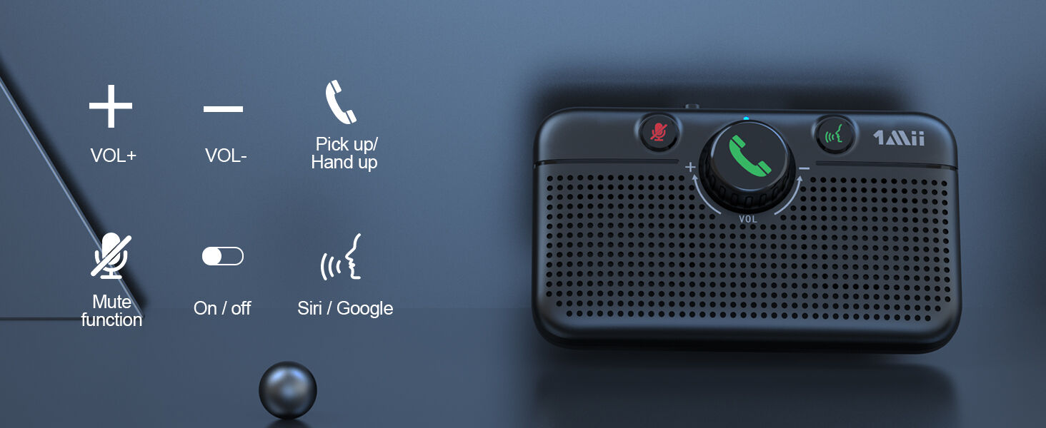 Buy Wholesale China Hands Free Bluetooth Car Speakerphone, Portable Car