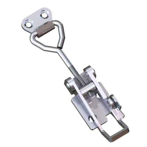 Vertical & Damping Toggle Latch Industrial Stainless Steel Hardware Lock  Hasp Toggle Draw Latch Self Lock Latch - China Toggle Latch, Toggle Clamp