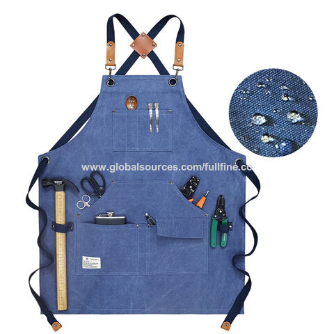 Custom Cotton Denim Fabric Apron with Pockets Jean Apron - China Kitchen  Aprons and Jeans Aprons price | Made-in-China.com