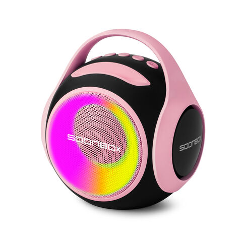Compre Altavoz Soonbox Mini Bluetooth Para Niños, Máquina De Karaoke,  Altavoz De Karaoke Con 2 Micrófonos Inalámbricos Y Luces Dinámicas Para  Niños Adultos y Altavoz Bluetooth de China por 21 USD