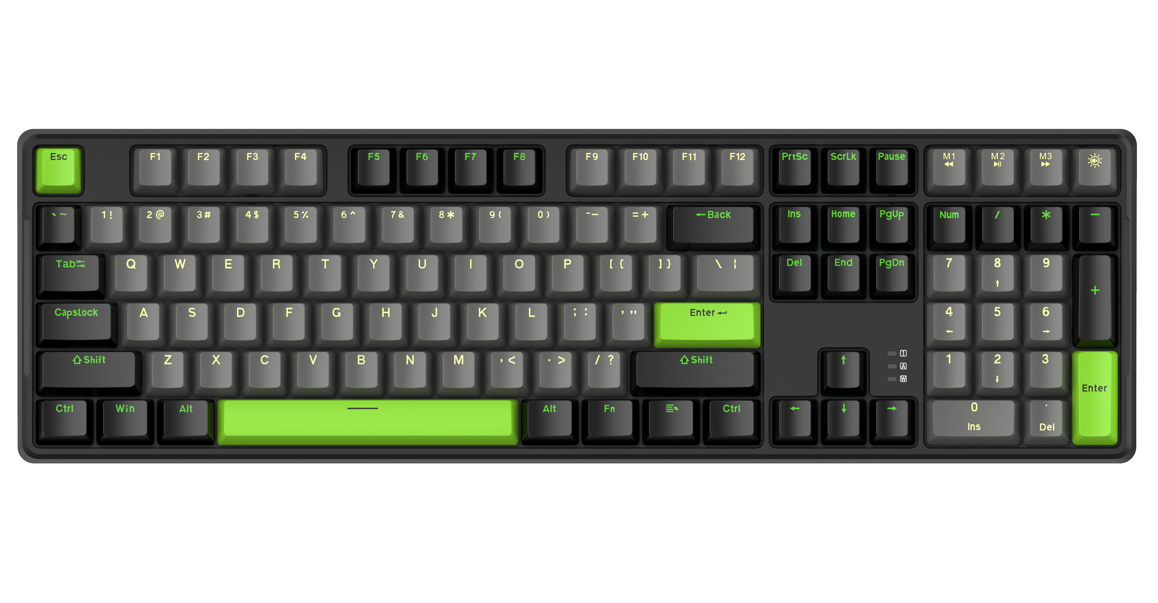 Buy Wholesale China 108 Keys Wired Mechanical Keyboard & Mechanical ...