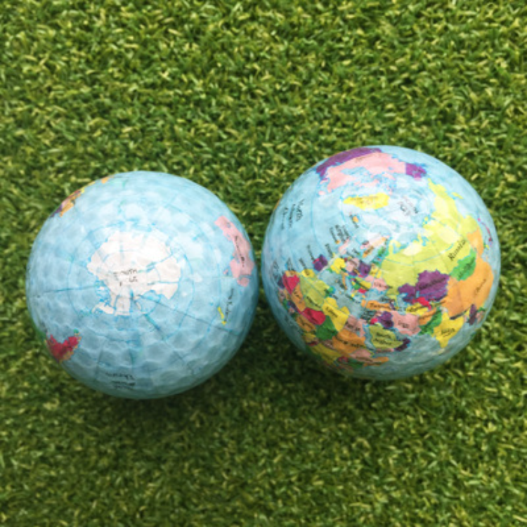 Custom Personalized Globe Printed Golf Balls Biodegradable Eco Friendly Golf Balls Explore