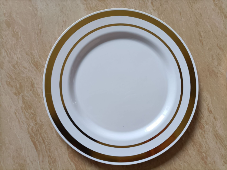 Buy Wholesale China 175 Piece Wedding Party Gold Rim Dessert Appetizer Plates  Disposable Dinnerware Set Plastic Salad Plates Cups Napkin Forks & Plates  Sets Dinnerware Dessert Plates Dinnerware at USD 19.8