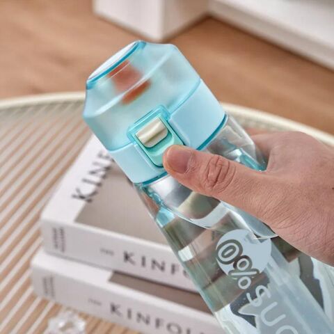 Water Bottle Straw Drinking Kettle Plastic Portable Tea Fruit Cup for Sport