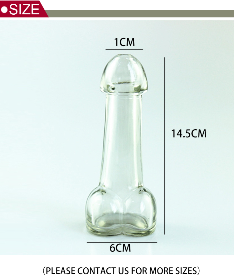 80ml Penis Shape Glass Bottle Wine Bottle for Bar - China Penis Shape Glass  Bottle, Wine Bottles