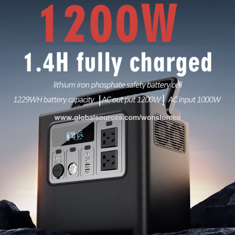 Solar Generator - Portable Power Station for Emergency Power  Supply,Portable Generators for Home Use,Camping&Outdoor,Solar Powered  Generator With