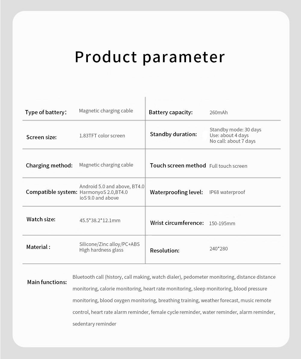 best-smart-bracelet-lc203-oem-ip68-waterproof-heart-monitor-sports