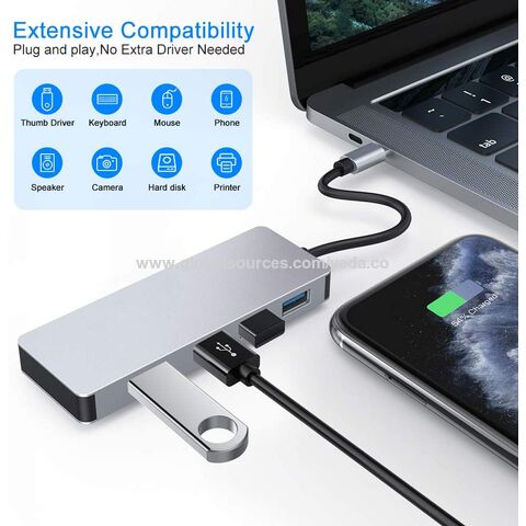 New For Ps5 Usb Hub Adapter 6 Ports Usb 3.0 Usb A Type-c 3.1