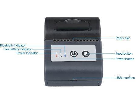 Compre 2 Pulgadas Wifi Usb Mini Impresora Portátil Inalámbrica 58mm  Impresora Térmica De Recibos Para Android/ios/linux Hcc-t2pl-b y Thermal  Receipt Printer de China por 50 USD