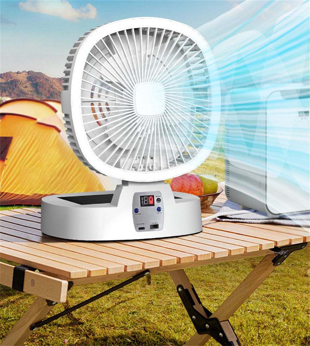 Buy Wholesale China New Indoor And Outdoor Camping Fan Solar