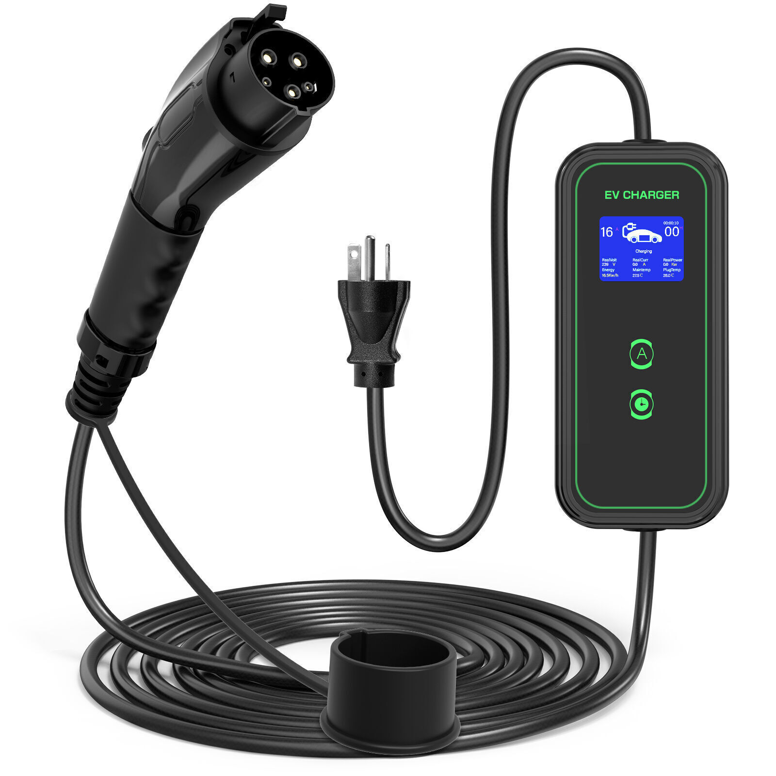 16A IP67 EVSE ev charger type 2 chademo charger wallbox portable charger