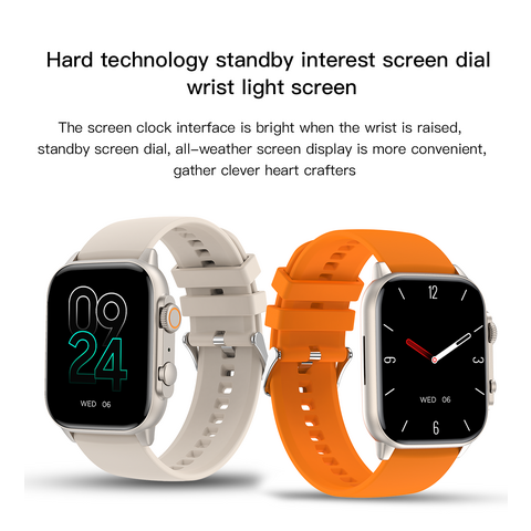 Reloj inteligente con pantalla AMOLED de 1,96 "410*502 HK95 IP68, reloj de pulsera de lujo con mensaje