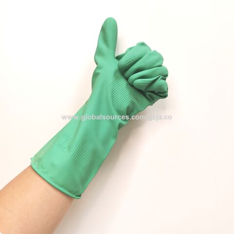 Guantes de trabajo impermeables, guantes de látex natural para