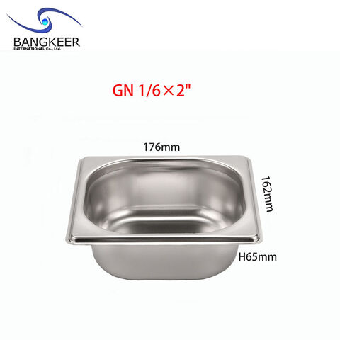 Salad Container To Go 6x2.5 Stainless Steel Condiment Container