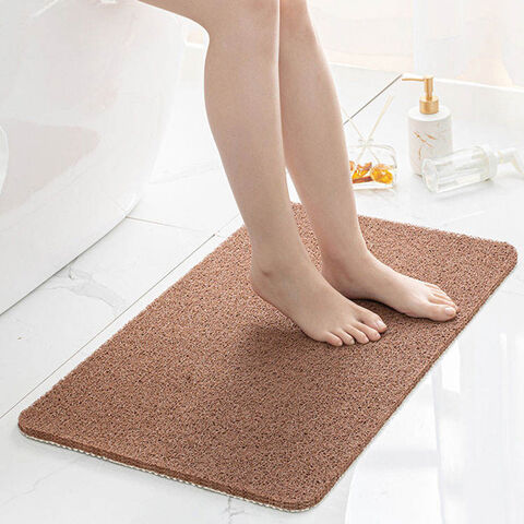 Alfombra de ducha antideslizante, alfombra de baño cómoda para superficie  texturizada, secado rápido (ruipei)