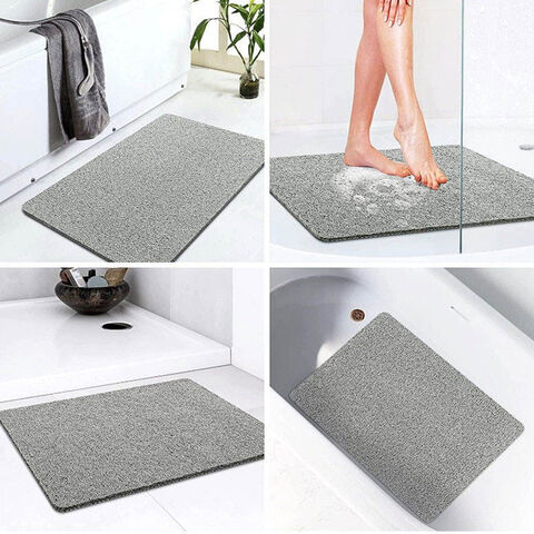 Alfombra de baño, antideslizante, suave y duradera, alfombra de