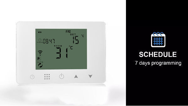 Buy Wholesale China Gas Boiler Heating Temperature Controller Weekly