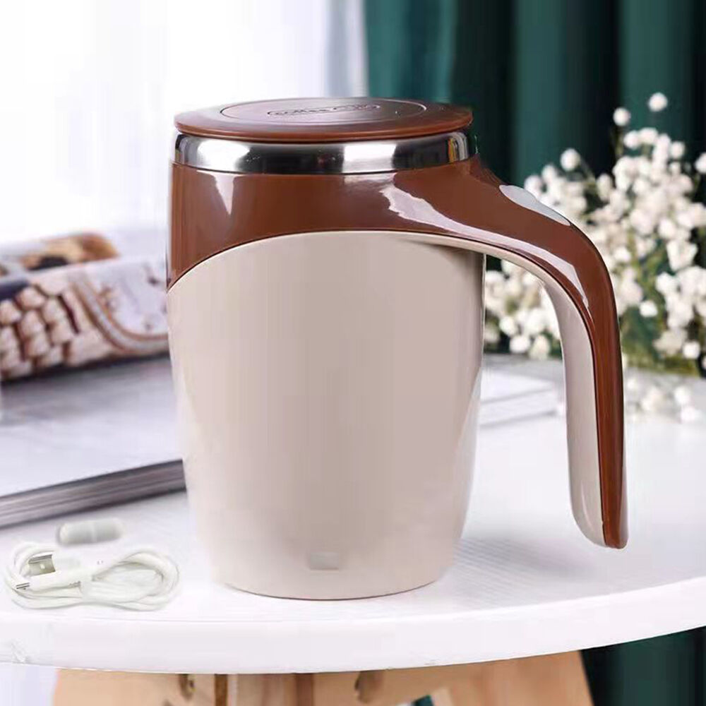 Mugs Automatic Mixing Cup Lazy Rotating Coffee Electric Magnetized Magnetic  USB Charging Model in 2023