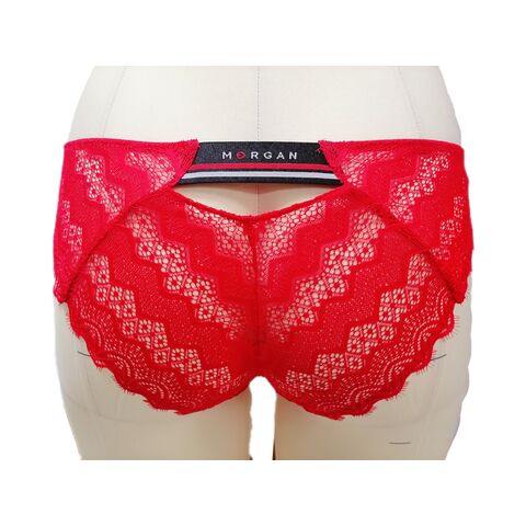 red lace underwear