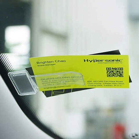 Hezhou 4 pièces Support de Ticket de stationnement Clip de Voiture de  Support de mémo pince à lunettes Clips de Ticket de Parking Auto-adhésifs  pour Voiture Maintien des pare-soleil de vêtements 