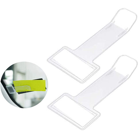 Buy Wholesale China Car Invoice Ticket Holder Portable Vehicle Plastic  Permit Clip Sticker Auto Windscreen Window Parking Ticket Holder & Parking  Ticket Holder at USD 0.13