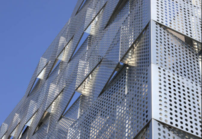 Buy Wholesale China Perforated Metal Mesh Punched Hole For Construction ...