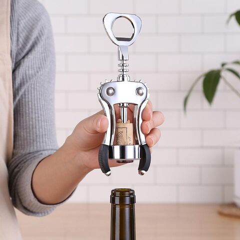 Dropship Stainless Steel Multi-Functional Can Opener Black Soft Grip Handle  Handheld Can Opener With Beer Bottle Opener Kitchen Gadget Tool to Sell  Online at a Lower Price