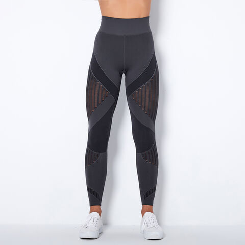 Compre Calças De Ioga Com Listras Sensuais De Malha Sem Costura, Calças  Esportivas De Corrida E Fitness Para Mulheres, Roupas De Ioga e Roupa De  Yoga de China por grosso por 5