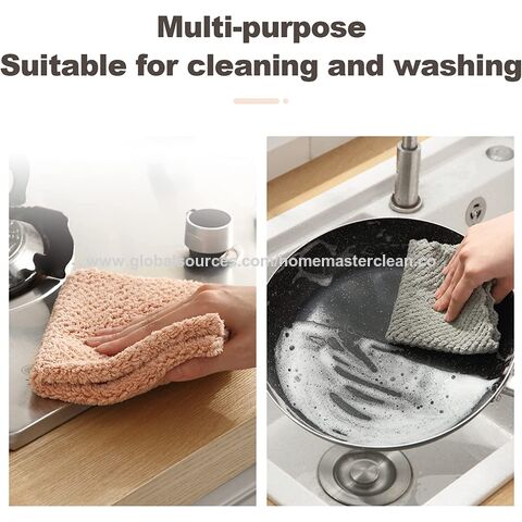 Coral Velvet Cleaning Cloth, Soft, Ultra-Absorbent, Scratch-Free, Reusable  Cleaning Products - Suitable for Kitchen Towels, Dishwashing Cloths,  Dusting Cloths, Household 