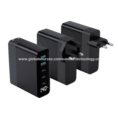 1-Port USB Wall/Travel Charger, Quick Charge 3.0, 5/9/12V DC