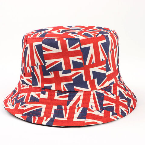 New Style British Flag Printed Double Side Fishmen Hat Rice Word England Flag  Caps Reversible Sun Bucket Hats - Buy China Wholesale Hat $1.88
