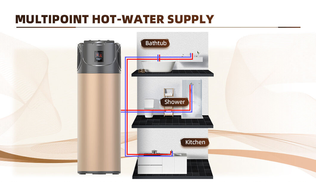 heat pump water hot water in garage
